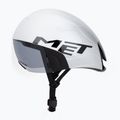Cyklistická helma MET Codatronica white/silver matte glossy 3