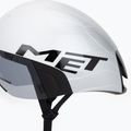 Cyklistická helma MET Codatronica white/silver matte glossy 7