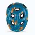 Dětská cyklistická helma  MET Hooray blue teckel glossy 7