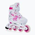 Dětské kolečkové brusle Roces Jokey 3.0 Girl white/pink