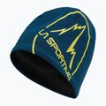 La Sportiva Circle Beanie storm blue/lime peach zimní čepice