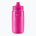 Cyklistická láhev Elite FLY Tex 550 ml clear/pink fluo