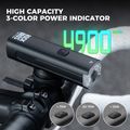 Přední cyklistické světlo Rockbros 2410008003 Bike Front Light 1500 Lumen black 4
