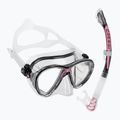 Potápěčská sada Cressi Big Eyes Evolution + Alpha Ultra Dry černá/růžová