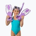 Dětská potápěčská souprava Cressi Rocks Jr Dive lilac/white 6