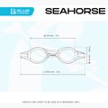 Dětské plavecké brýle Cressi Seahorse grey/white/pink 8
