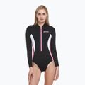 Dámské jednodílné neoprenové plavky  Cressi Termico L/SL 2 mm black/pink/white