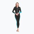 Dámský neopren Cressi Lido Monopiece 2 mm black/aquamarine 3