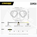 Potápěčská maska Cressi Samoa black/black 6