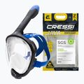 Celoobličejová šnorchlovací maska Cressi Java Full Face black/blue 8