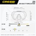Potápěčská maska Cressi Z2 Small yellow 3