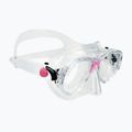 Potápěčská sada Cressi Marea + Seal Dry Jr clear/pink 2
