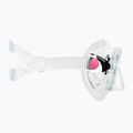 Potápěčská sada Cressi Marea + Seal Dry Jr clear/pink 5