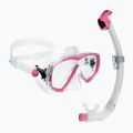 Potápěčská sada Cressi Estrella + Seal Dry clear/pink