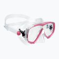 Potápěčská sada Cressi Estrella + Seal Dry clear/pink 2