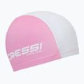 Plavecká čepice dziecięcy Cressi Tago pink/white