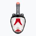 Dětská celoobličejová maska na šnorchlování Cressi Kiddy Full Face Jr black/clear/red
