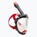 Dětská celoobličejová maska na šnorchlování Cressi Kiddy Full Face Jr black/clear/red 3