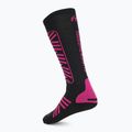 Lyžařské ponožky Mico Heavy Weight Superthermo Primaloft Merino Ski black fuchsia 2