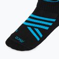 Lyžařské ponožky Mico Heavy Weight Superthermo Primaloft Merino Ski black turquoise 3