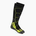 Lyžařské ponožky Mico Medium Weight Superthermo Natural Marino Ski black/fluorescent yellow