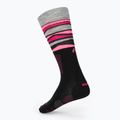 Dámské lyžařské ponožky Mico Light Weight Superthermo Natural Merino Ski black/fuchsia fluo 2