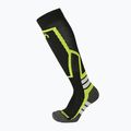 Dětské lyžařské ponožky Mico Medium Weight Warm Control Ski nero giallo fluo