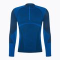 Pánská termoakční mikina Mico Warm Control Zip Neck piombo