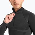 Pánská termoakční mikina Mico Warm Control Zip Neck nero 3