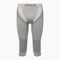 Pánské termo kalhoty Mico Odor Zero Ionic+ 3/4 šedé CM01454