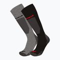 Lyžařské ponožky Nordica Uni 2.0 2 páry grey/anthra/black/antra