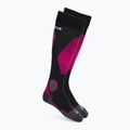 Dámské lyžařské ponožky Nordica High Performance 3.0 black/fuchsia/white