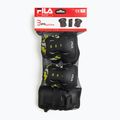 Sada dětských chráničů FILA FP Gears black/yellow 9