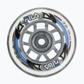 Kolečka kolečkových bruslí s ložisky FILA Wheels+A5+Alus 6mm white