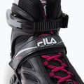 Dámské kolečkové brusle FILA Argon 84 Lady black/magneta 5