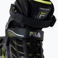 Dětské kolečkové brusle FILA Wizy Alu black/lime 5
