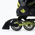 Dětské kolečkové brusle FILA Wizy Alu black/lime 7