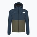 Pánská cyklistická bunda Northwave Easy Out Softshell tmavě modrá / lesní zelená