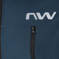 Pánská cyklistická bunda Northwave Easy Out Softshell tmavě modrá / lesní zelená 3