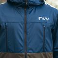 Pánská cyklistická bunda Northwave Easy Out Softshell tmavě modrá / lesní zelená 9