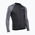 Pánský cyklistický dres Northwave Blade 4 LS černý / tmavě šedý 5