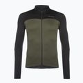 Pánský cyklistický dres Northwave Force 2 LS Full Zip 02 black