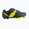 Cyklistické boty MTB dětské Northwave Hammer Junior black/yellow fluo