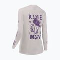 Dámský cyklistický dres Longsleeve Northwave Xtrail light grey/dark purple 2