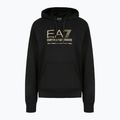 Pánská mikina EA7 Emporio Armani Train Visibility Hoodie black / gold