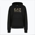 Pánská mikina EA7 Emporio Armani Train Visibility Hoodie black/gold