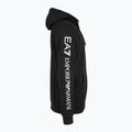 Pánská mikina Emporio Armani EA7 Train Logo Series Extended Logo Hoodie Fz black / white 3