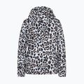 Dámská lyžařská bunda EA7 Emporio Armani Ski Kitzbuhel Softshell fancy white animalier 2