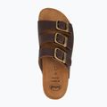 Dámské pantofle Scholl Rio Wedge Ad Med dark brown 3