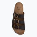 Dámské pantofle Scholl Rio Wedge Ad Med dark brown 5